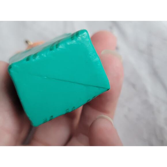 Cat in a Bag Gift Present Christmas Ornament Orange Ginger Cat - Picture 6 of 7